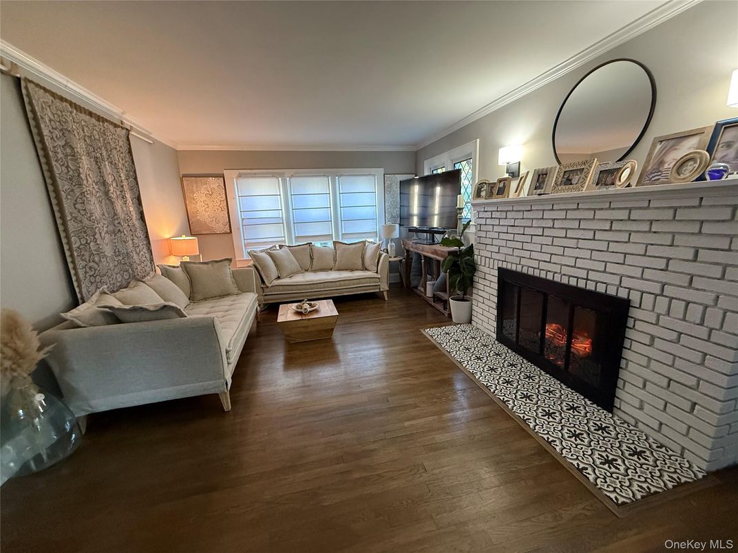 Fireplace, Interior, Living room, Stone Walls, Wood Texture Flooring