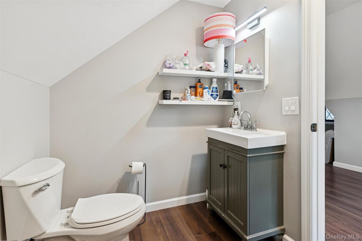 Bathroom, Interior, Wood Texture Flooring