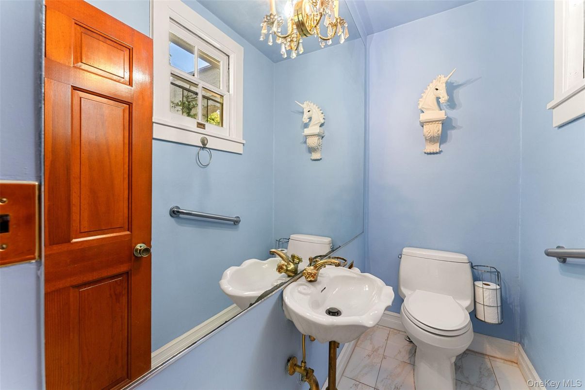 Bathroom, Chandelier, Interior, Marble