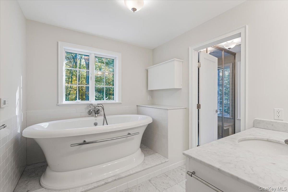 Bathroom, Free Standing Baths, Interior, Marble