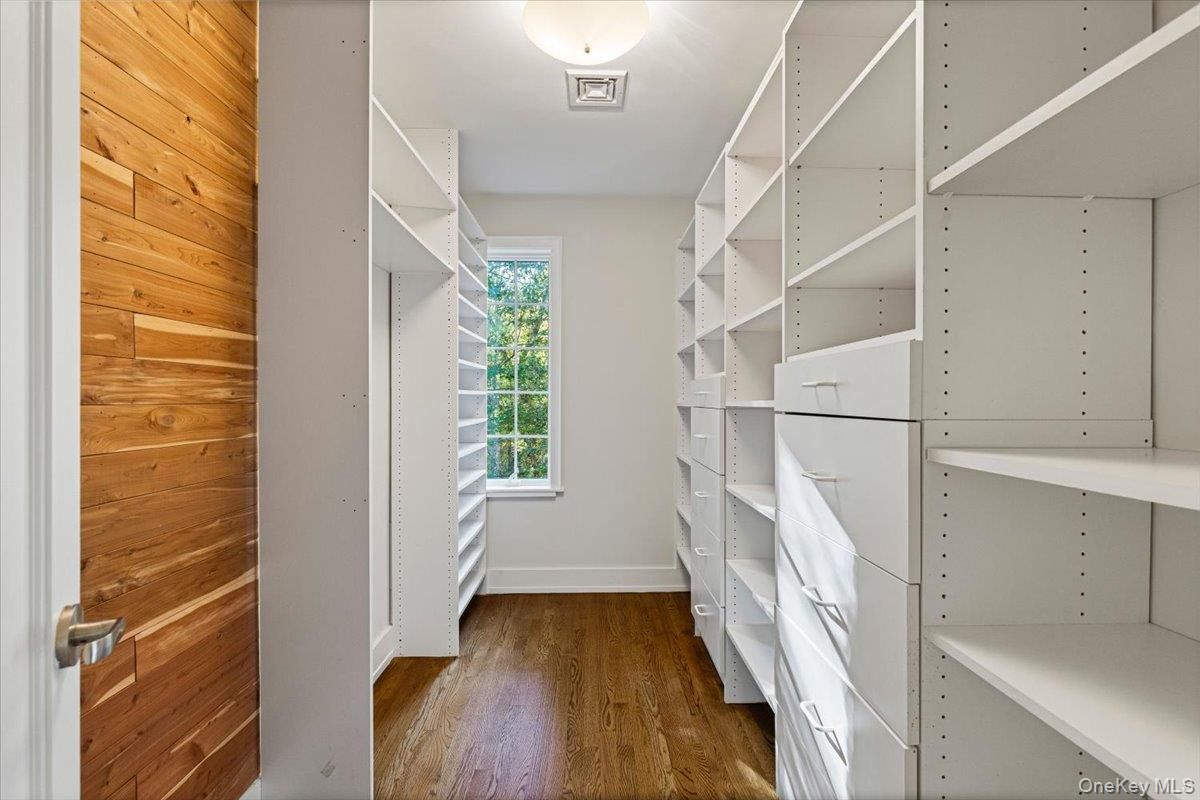 Interior, Walk-in Closets, Wood Texture Flooring, Wooden Walls