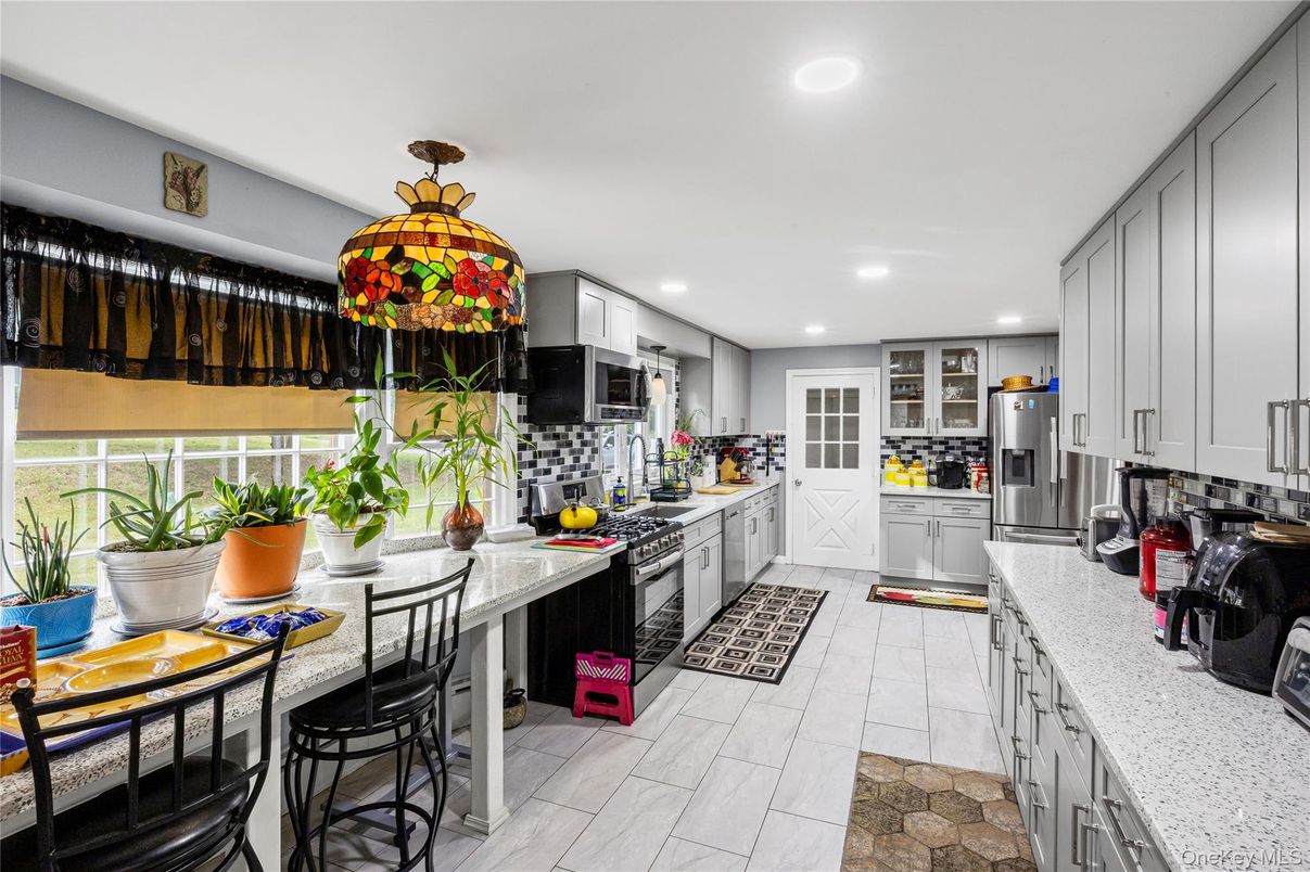 Interior, Kitchen, Recessed Lighting, Stainless Steel Appliances