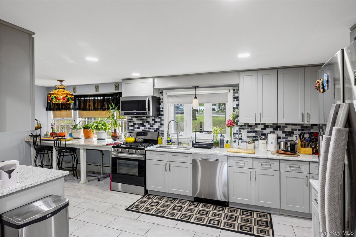 Interior, Kitchen, Recessed Lighting, Stainless Steel Appliances