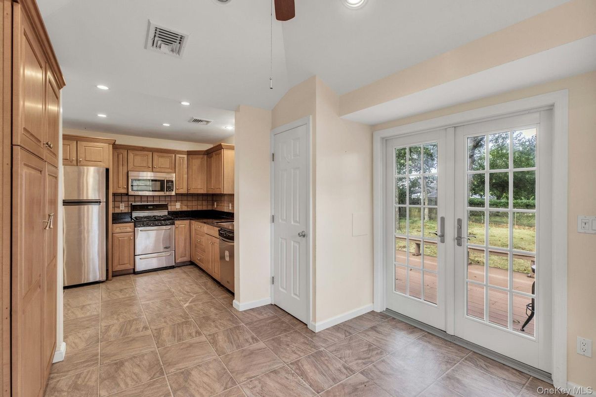 Interior, Kitchen, Recessed Lighting, Stainless Steel Appliances