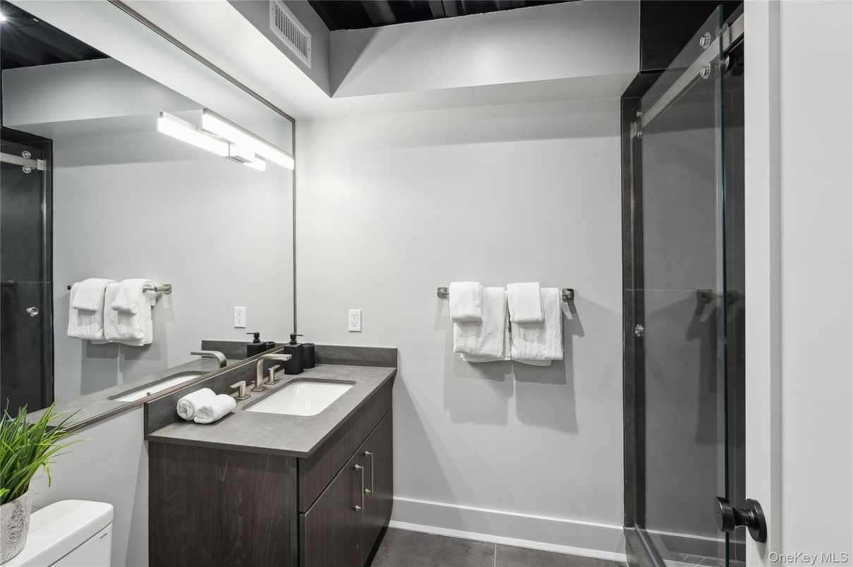 Bathroom, Glass Shower, Interior