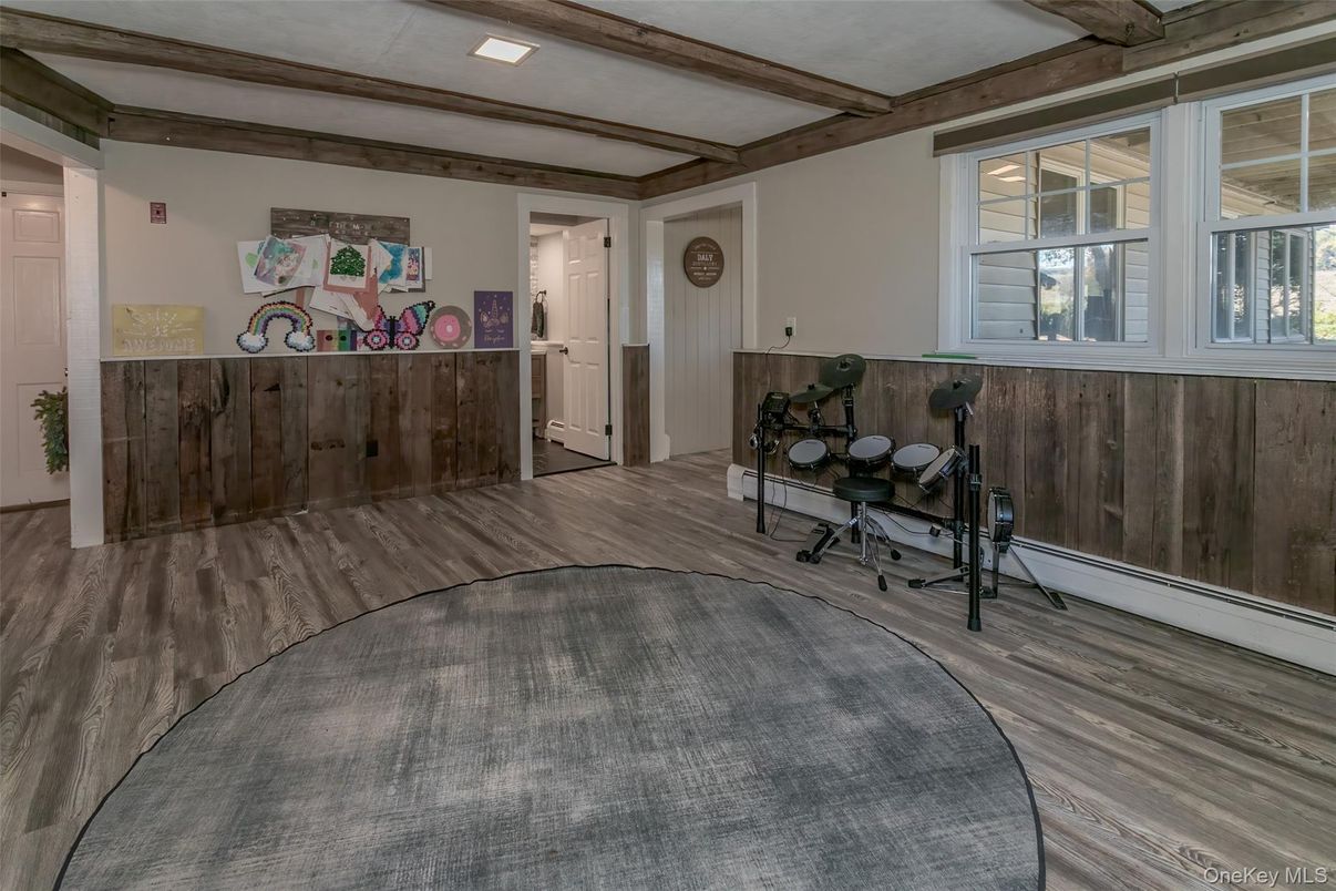 Interior, Wooden Beams, Wood Texture Flooring
