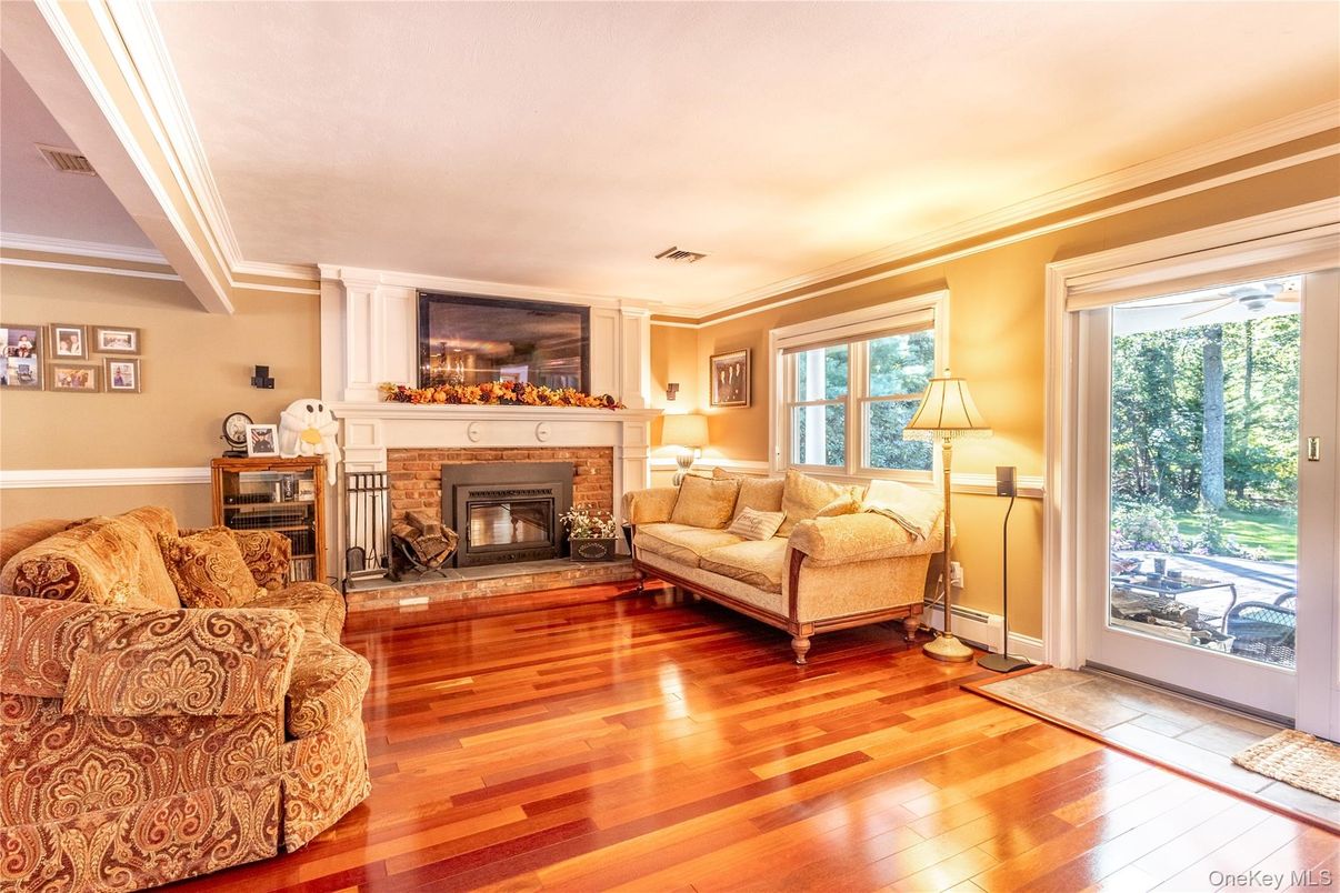 Fireplace, Interior, Living room, Wood Texture Flooring