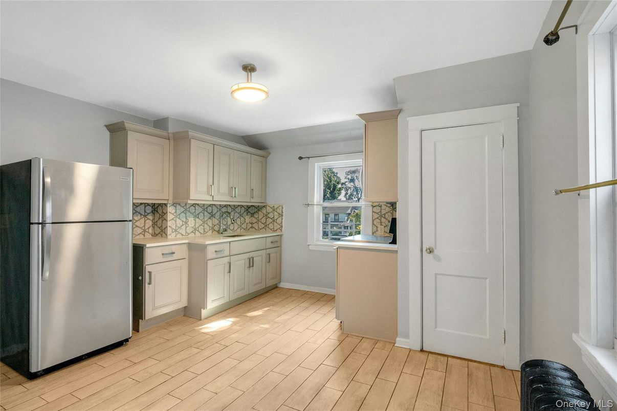 Interior, Kitchen, Wood Texture Flooring