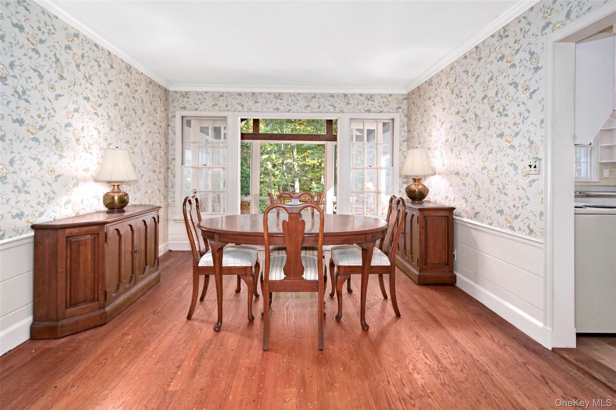 Dining room, Interior, Wood Texture Flooring