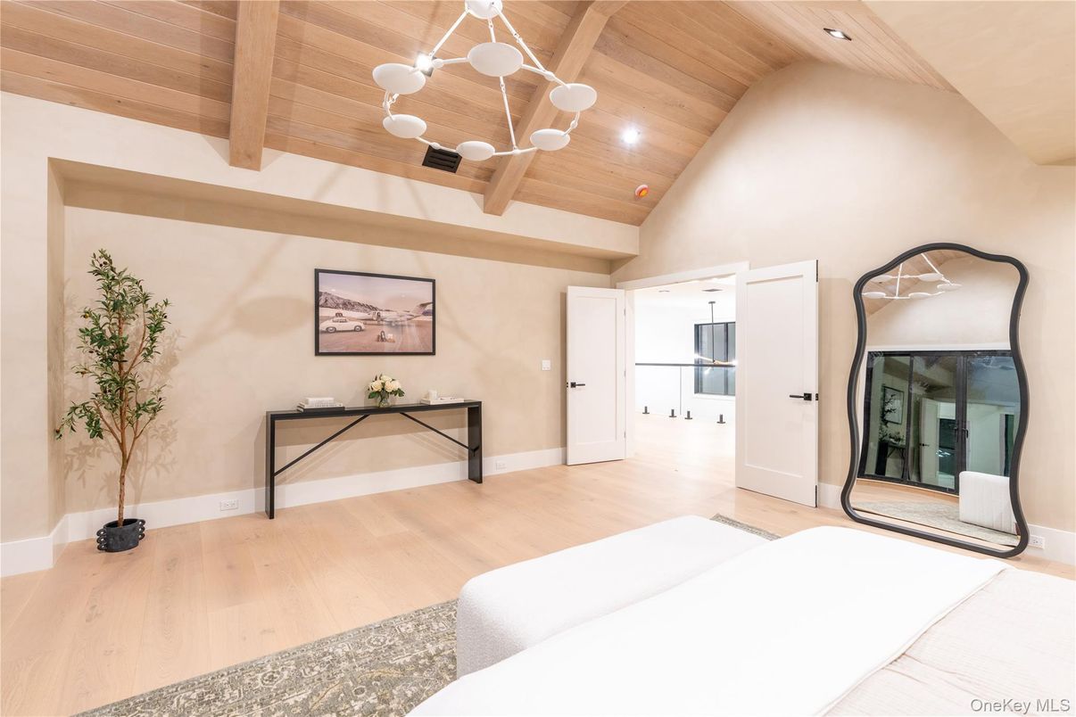 Interior, Recessed Lighting, Wooden Beams, Wooden Ceilings, Wood Texture Flooring