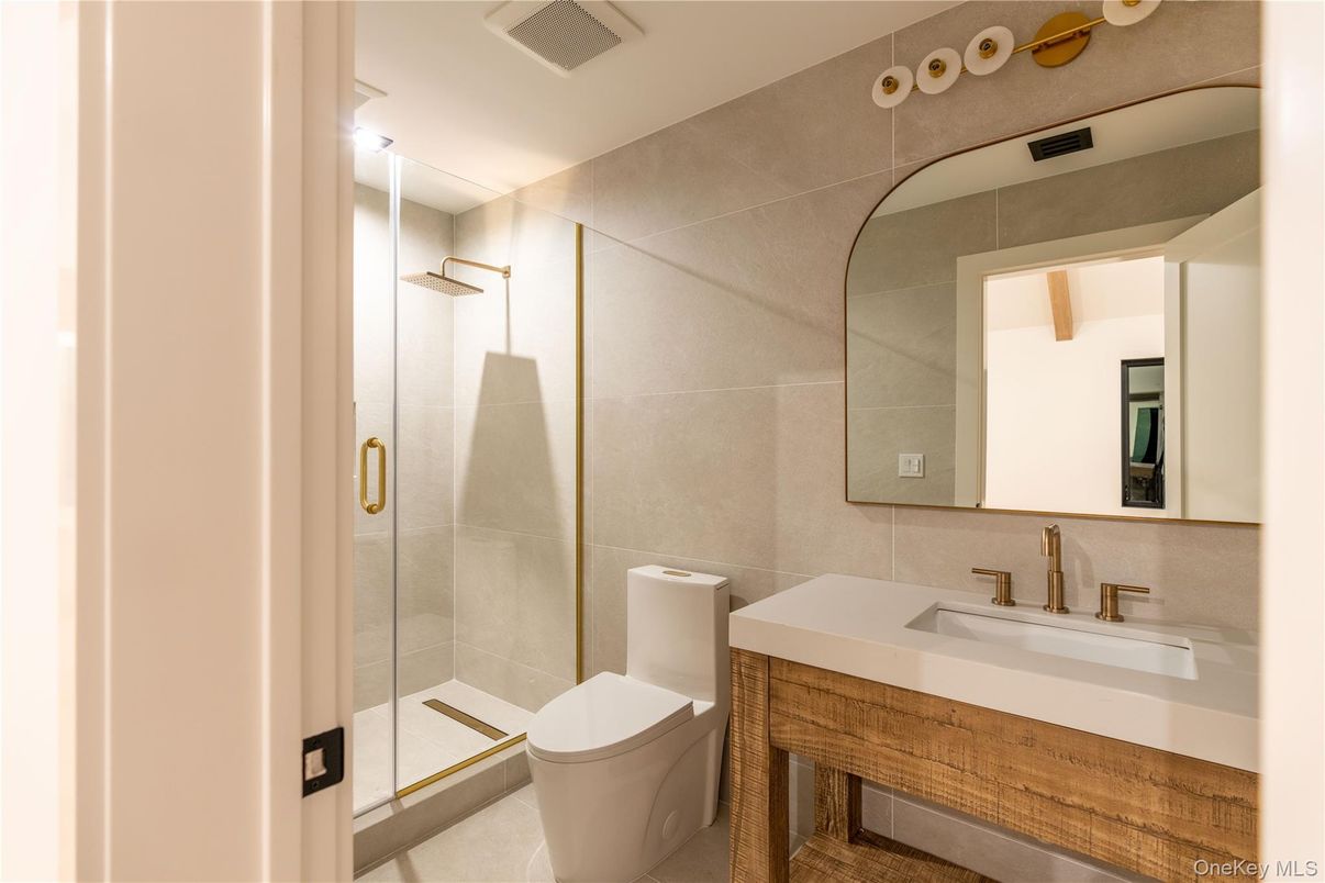 Bathroom, Glass Shower, Interior