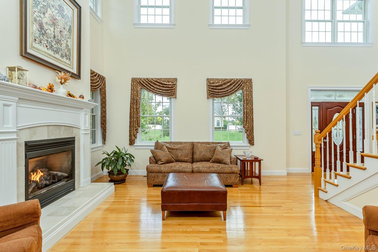 Fireplace, Interior, Wood Texture Flooring