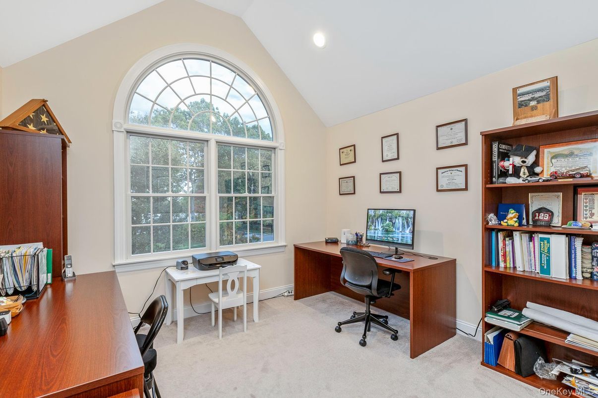 Home Office, Interior, Recessed Lighting