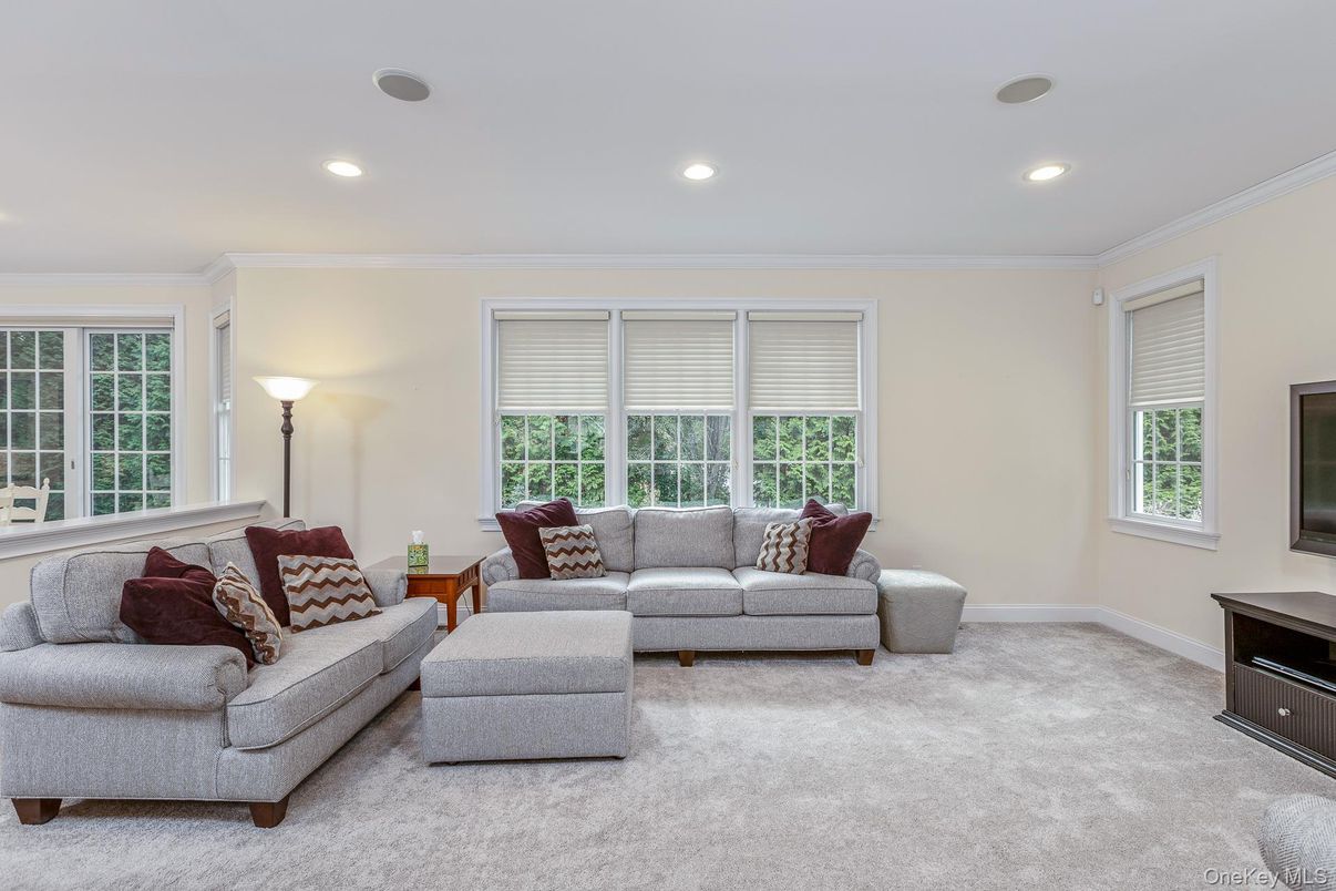 Interior, Living room, Recessed Lighting