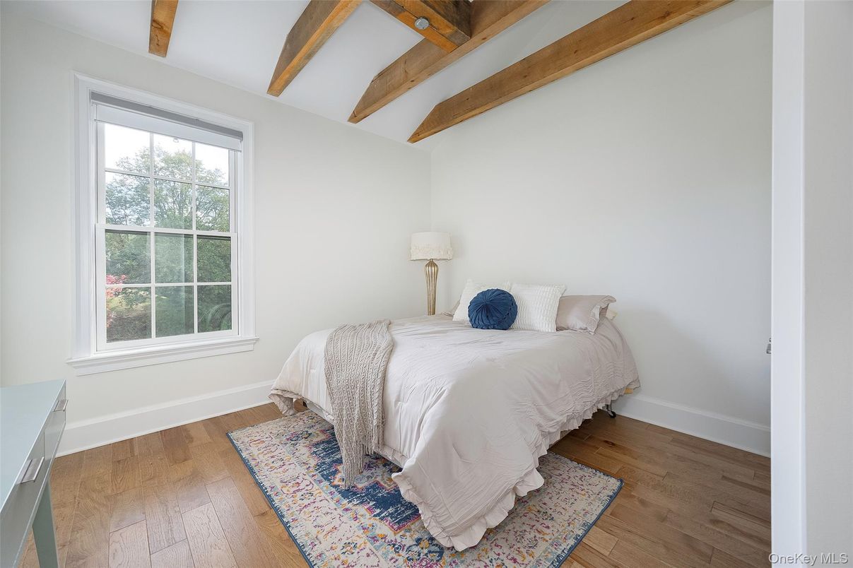 Bedroom, Interior, Wooden Beams, Wood Texture Flooring
