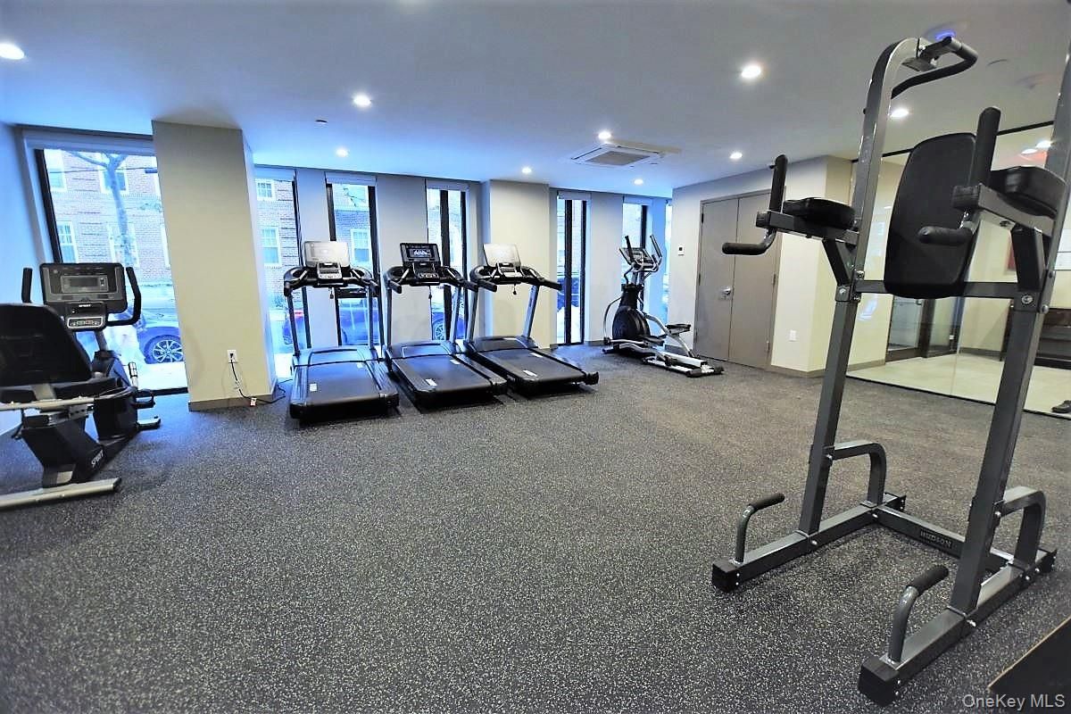 Fitness Equipment, Interior, Recessed Lighting