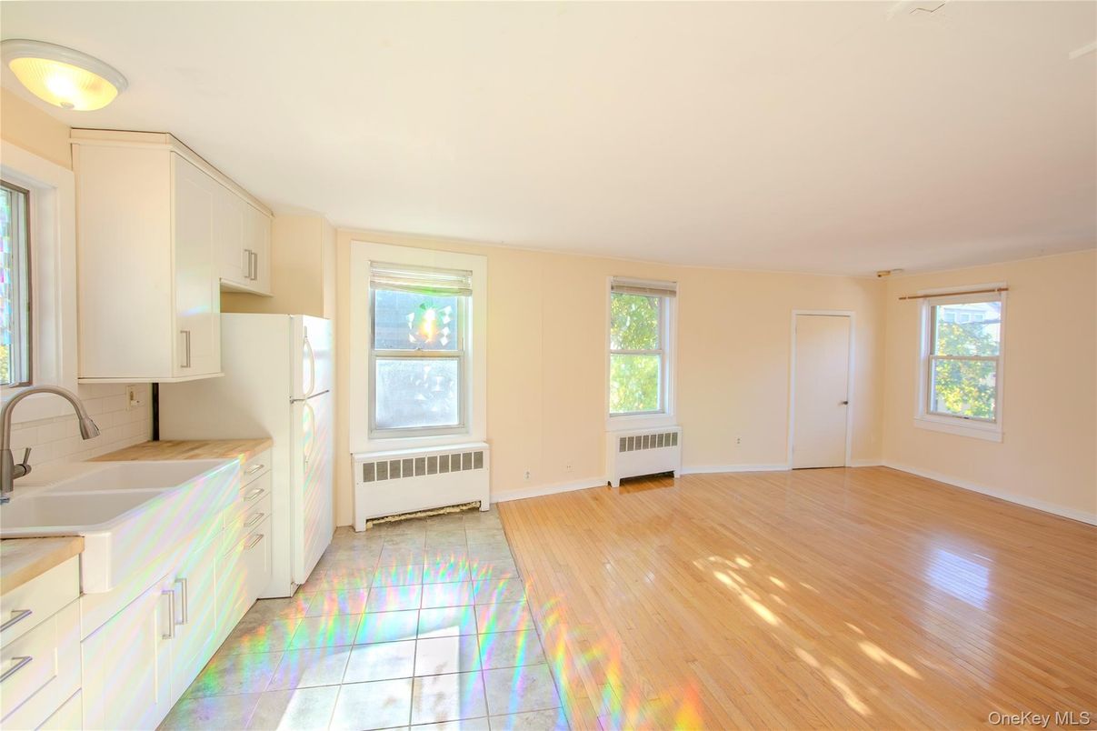 Empty room, Interior, Kitchen, Wood Texture Flooring