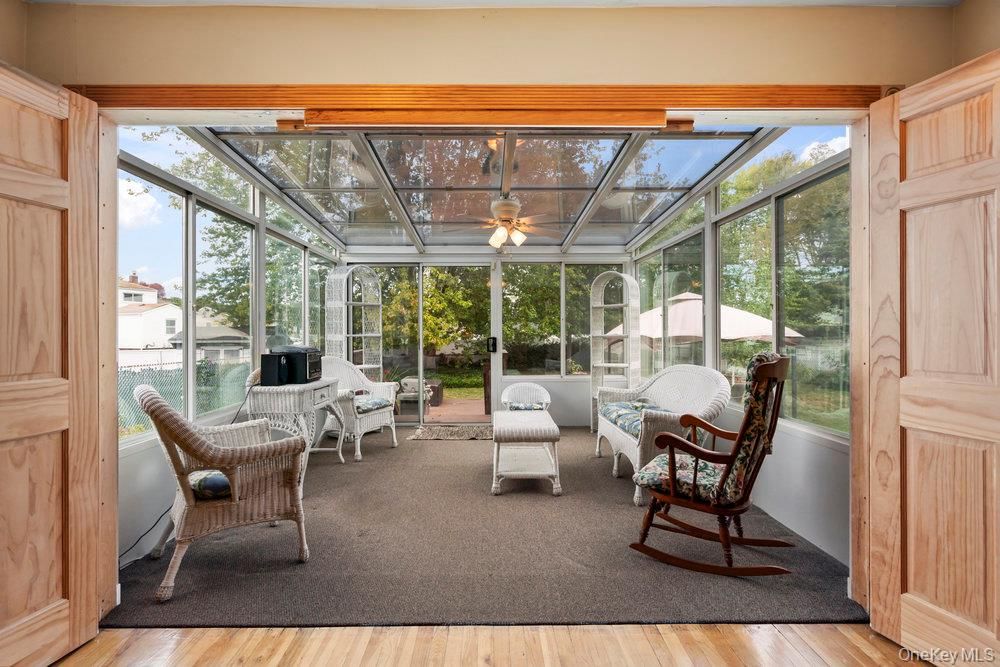 Glass Ceilings, Interior, Sun Room, Wood Texture Flooring