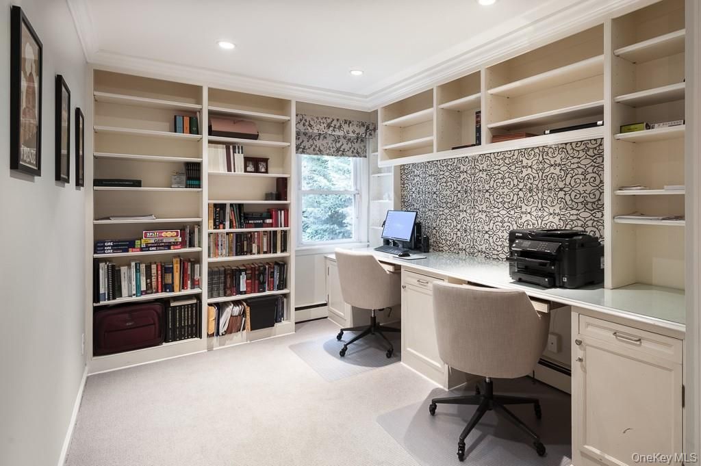 Home Office, Interior, Recessed Lighting