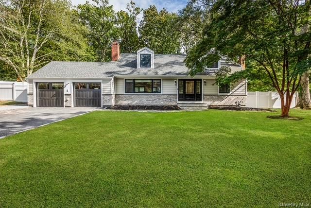 Attached, Backyard, Exterior, Facade, Cape Cod