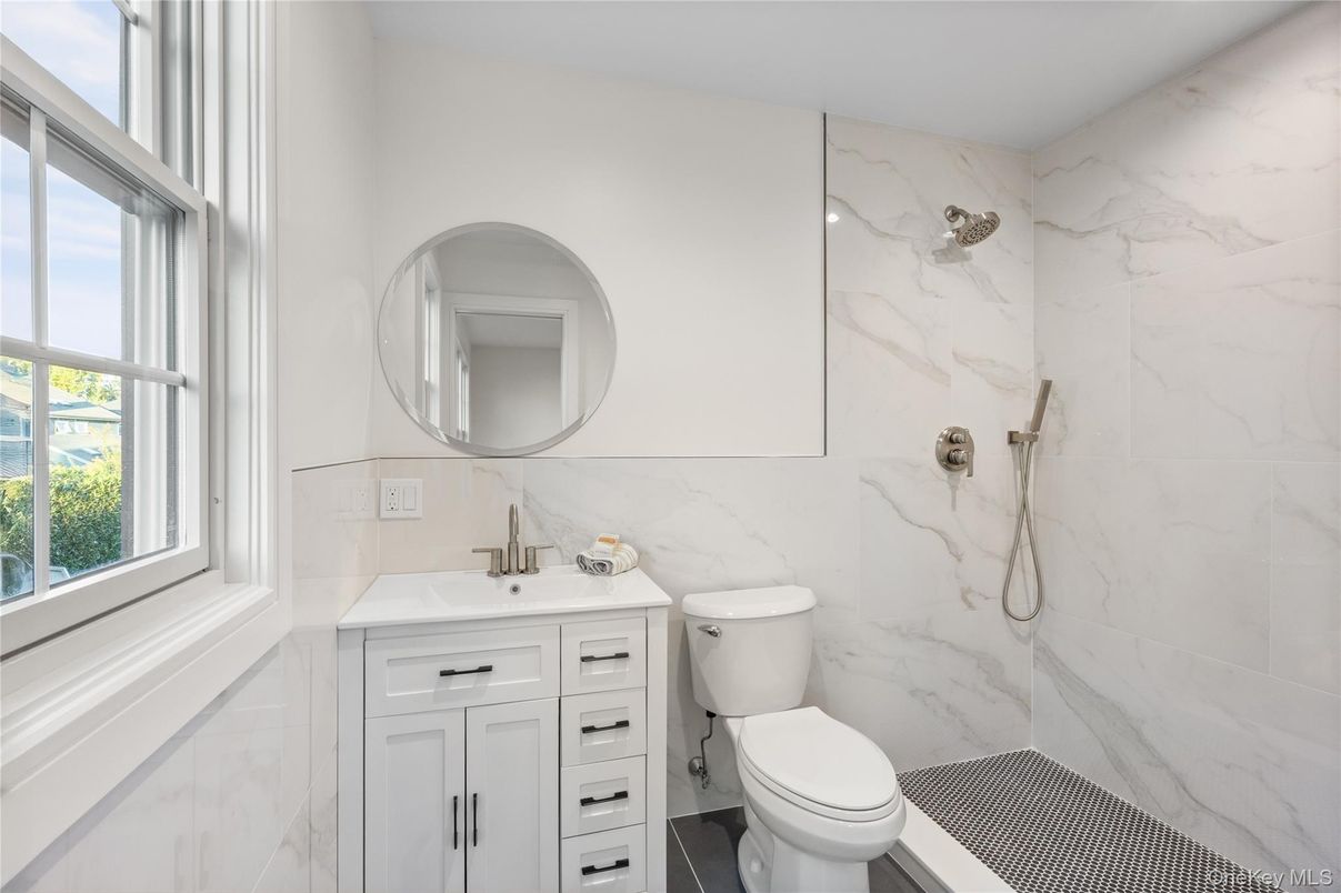 Bathroom, Interior, Marble Walls