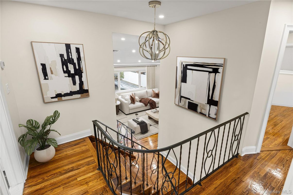 Chandelier, Interior, Living room, Pendant Lights, Recessed Lighting, Wood Texture Flooring