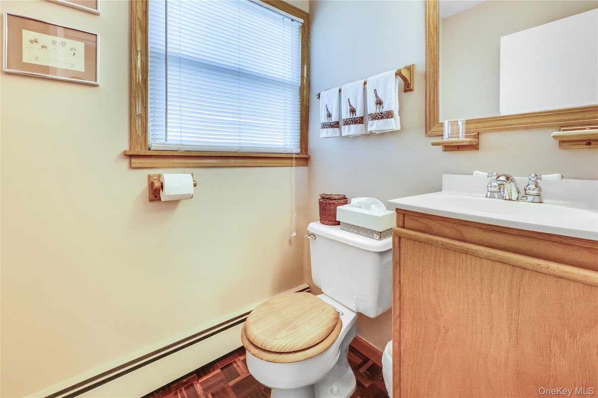 Bathroom, Interior, Wood Texture Flooring
