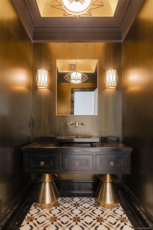 Bathroom, Interior, Wooden Walls