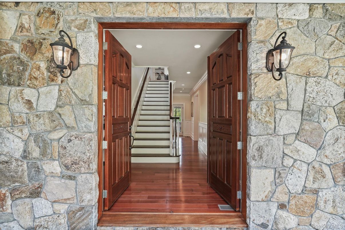Interior, Recessed Lighting, Stone Walls