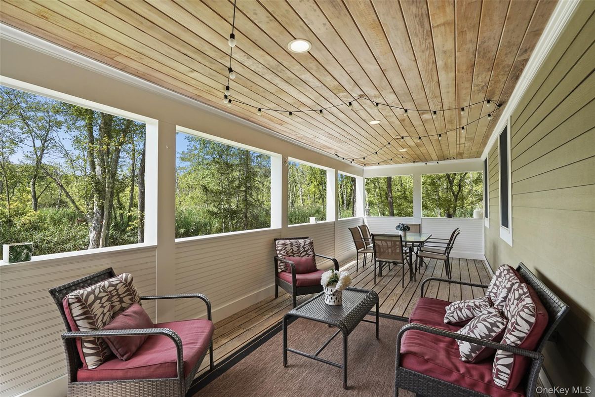 Dining room, Interior, Living room, Sun Room, Wooden Ceilings