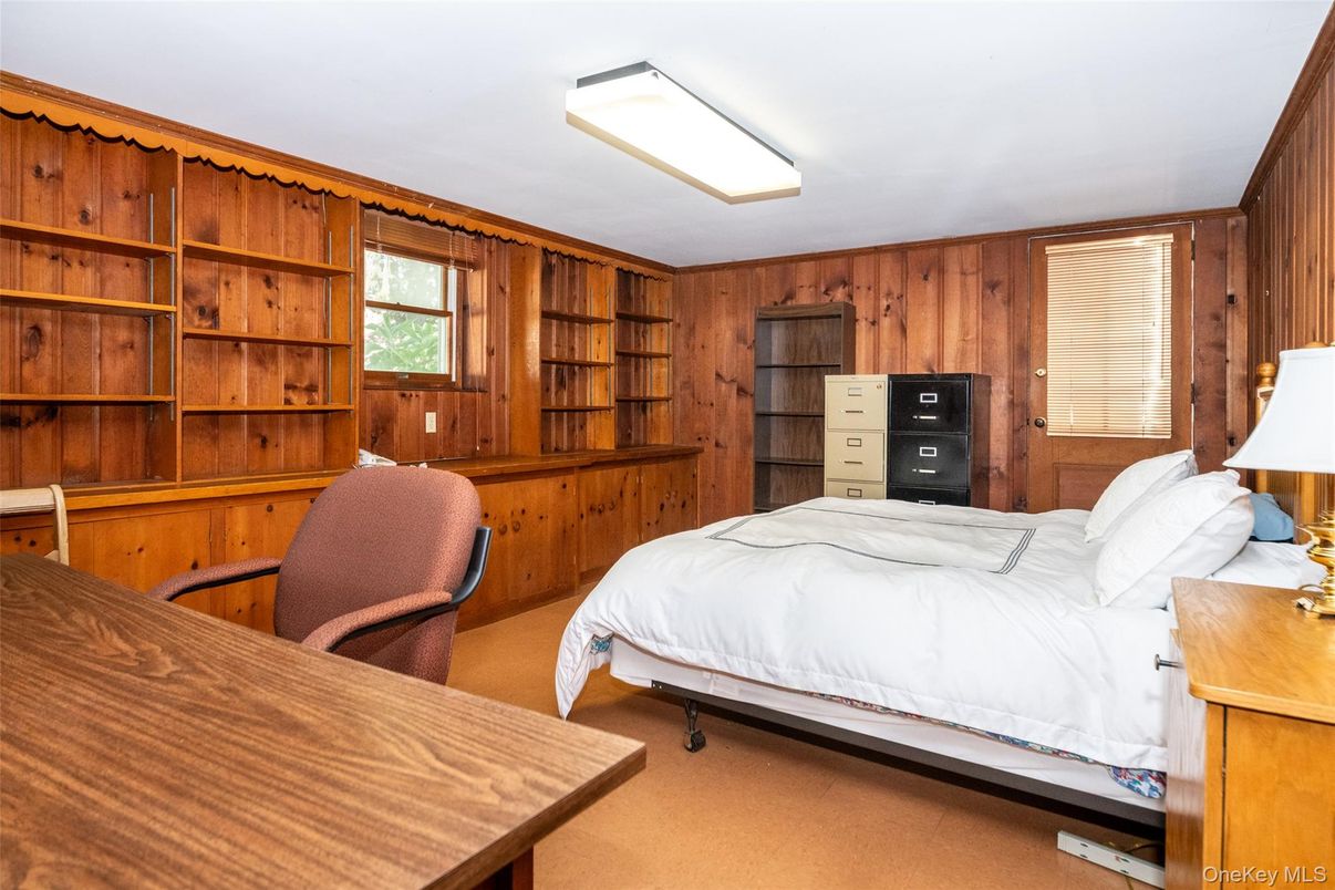 Bedroom, Interior, Wooden Walls