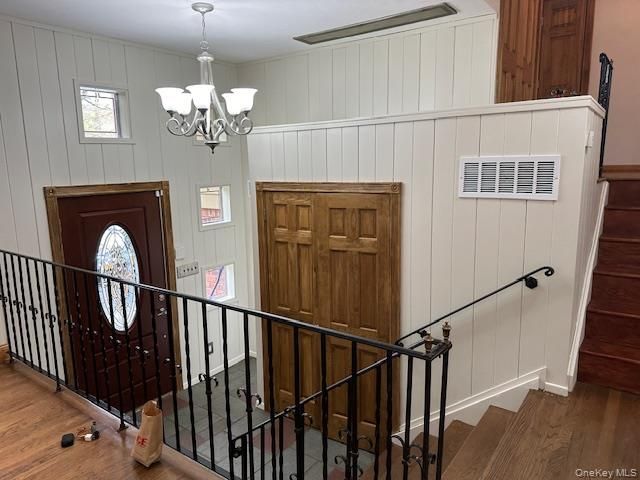 Chandelier, Interior, Wood Texture Flooring