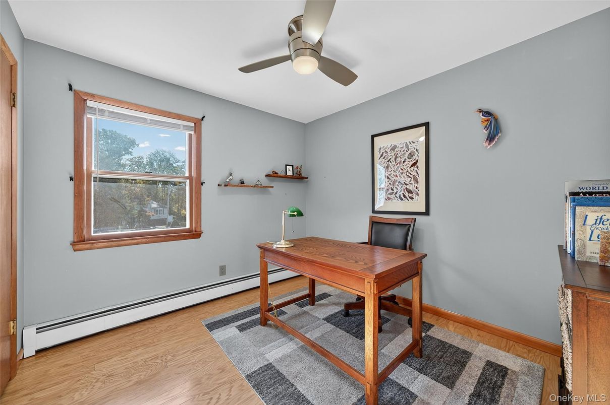 Home Office, Interior, Wood Texture Flooring