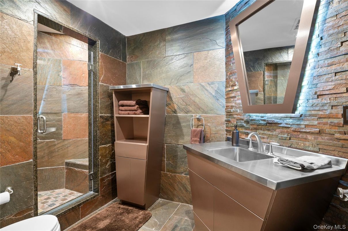 Bathroom, Glass Shower, Interior