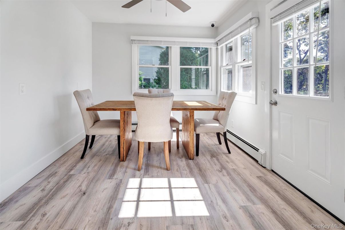 Dining room, Interior, Wood Texture Flooring