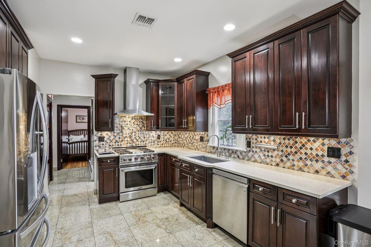 Interior, Kitchen, Recessed Lighting, Stainless Steel Appliances