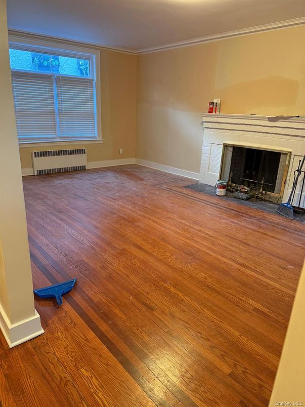 Empty room, Fireplace, Interior, Wood Texture Flooring