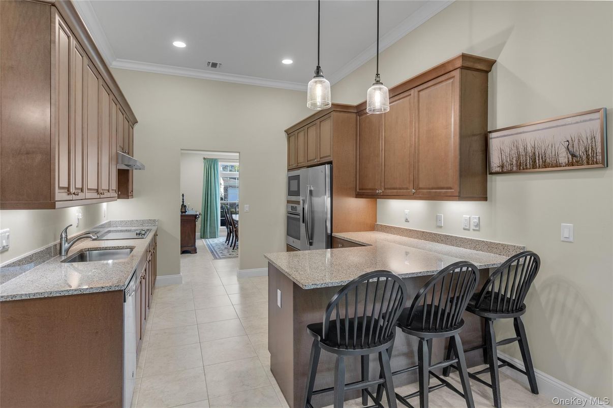 Interior, Kitchen, Pendant Lights, Recessed Lighting