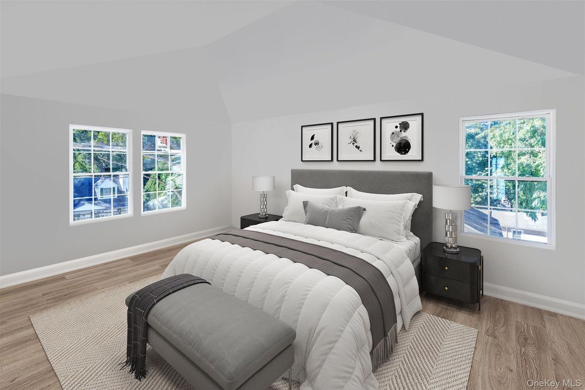Bedroom, Interior, Wood Texture Flooring