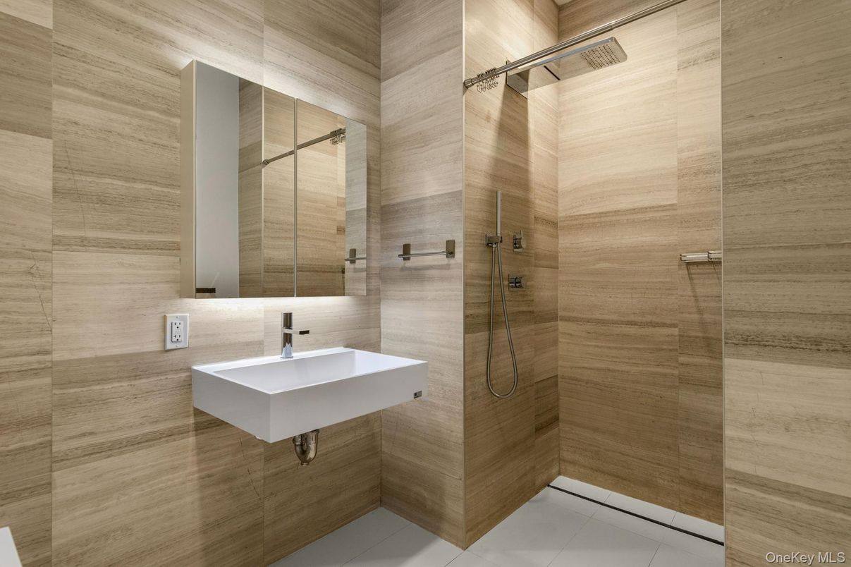 Bathroom, Glass Shower, Interior