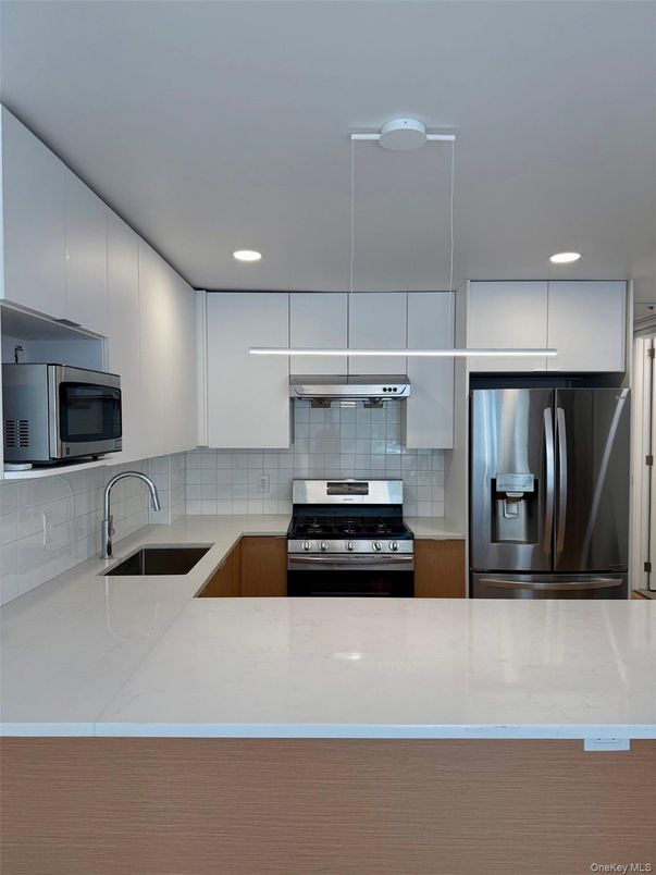 Interior, Kitchen, Recessed Lighting, Stainless Steel Appliances