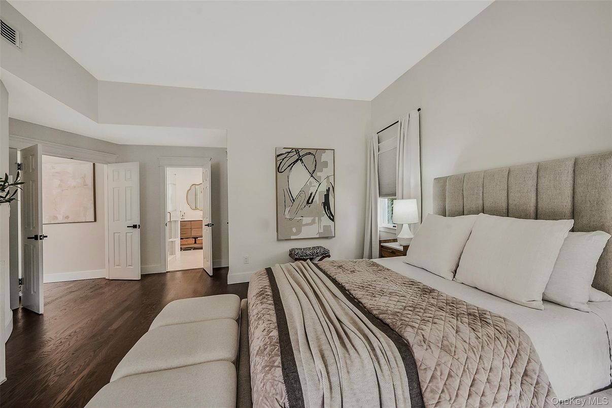 Bedroom, Interior, Wood Texture Flooring