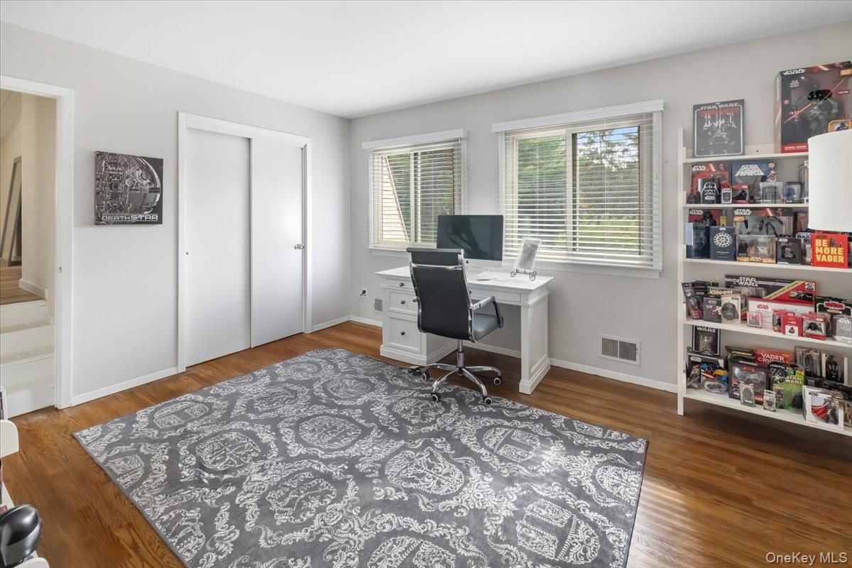 Home Office, Interior, Wood Texture Flooring