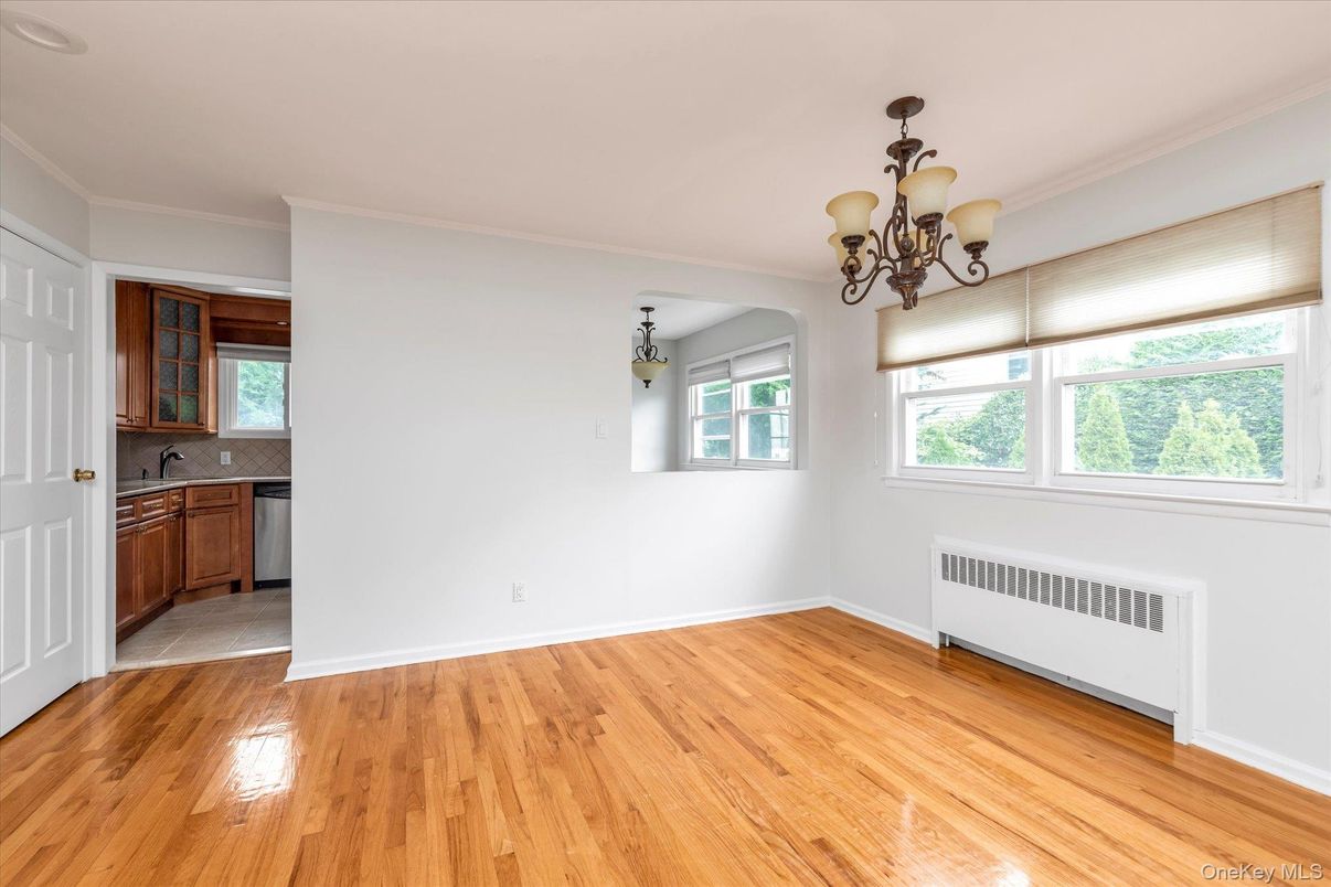 Chandelier, Empty room, Interior, Wood Texture Flooring