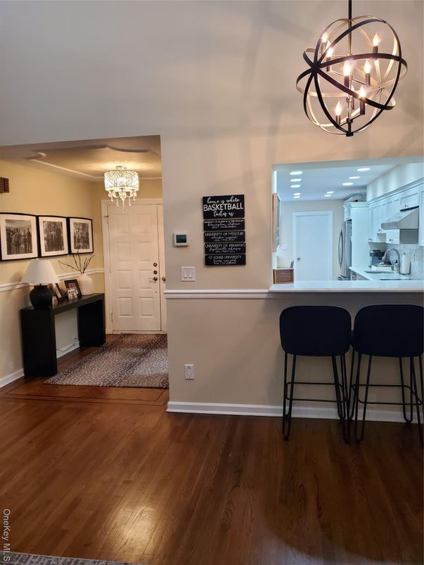 Chandelier, Interior, Wood Texture Flooring