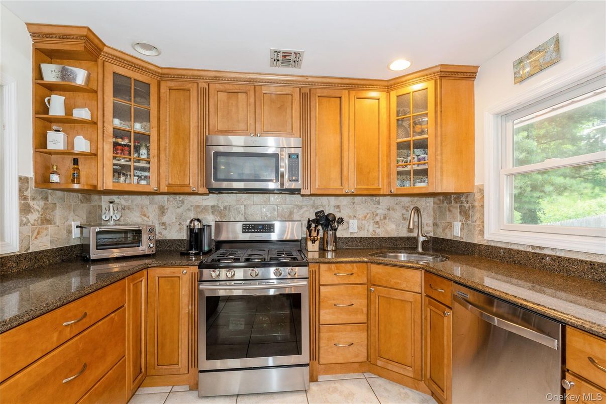 Interior, Kitchen, Recessed Lighting, Stainless Steel Appliances