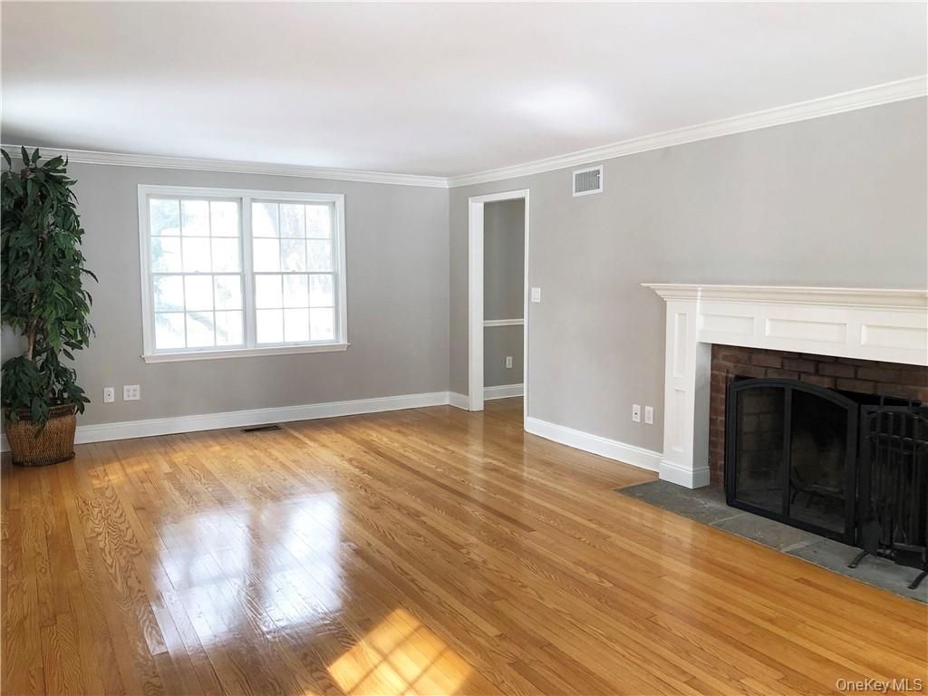 Empty room, Fireplace, Interior, Wood Texture Flooring