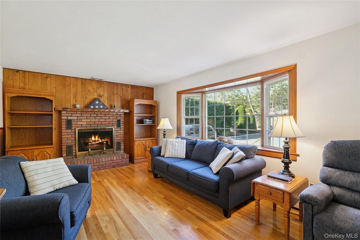 Fireplace, Interior, Living room, Wood Texture Flooring, Wooden Walls
