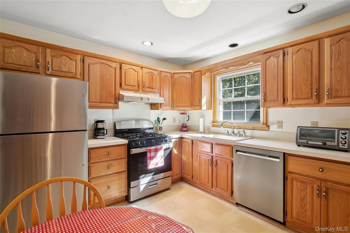 Interior, Kitchen, Recessed Lighting, Stainless Steel Appliances