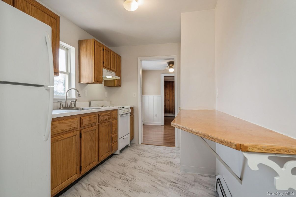 Interior, Kitchen, Marble, Wood Texture Flooring